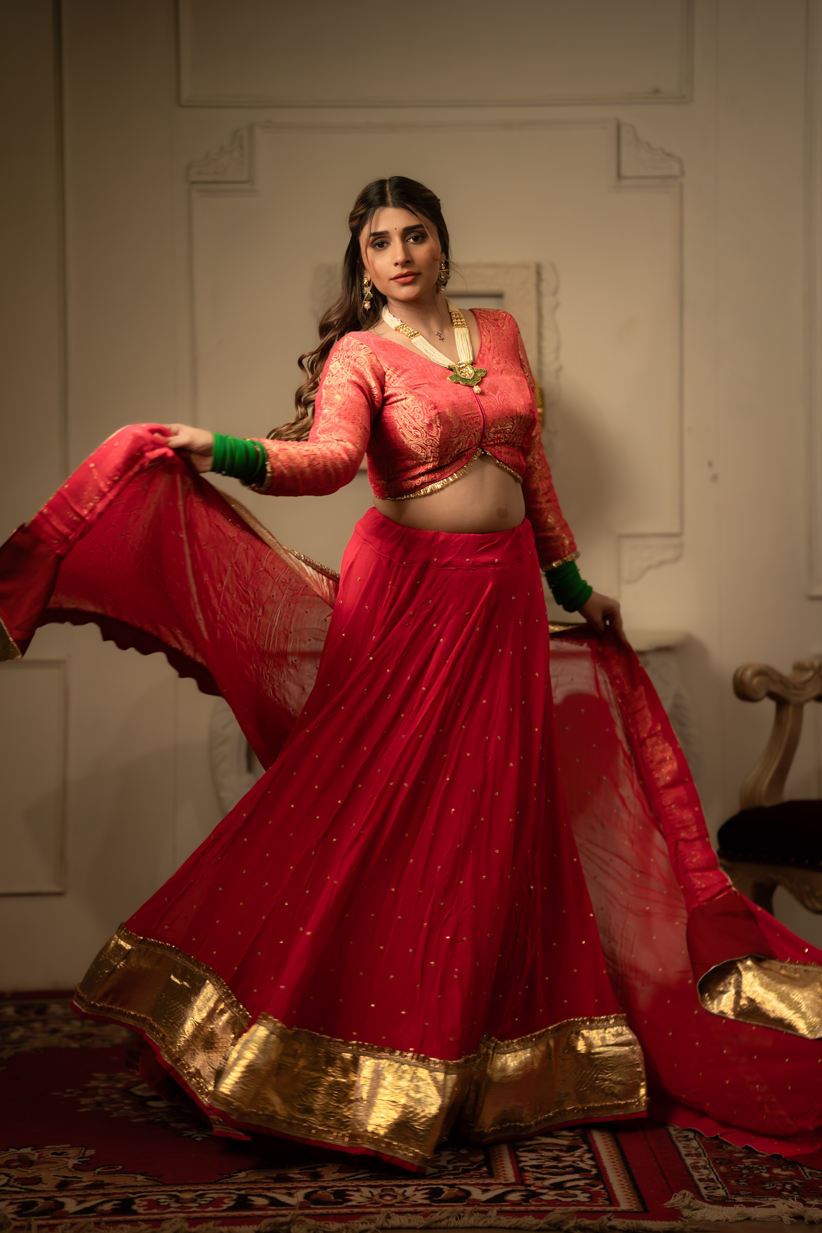 Crimson Royal Lehenga