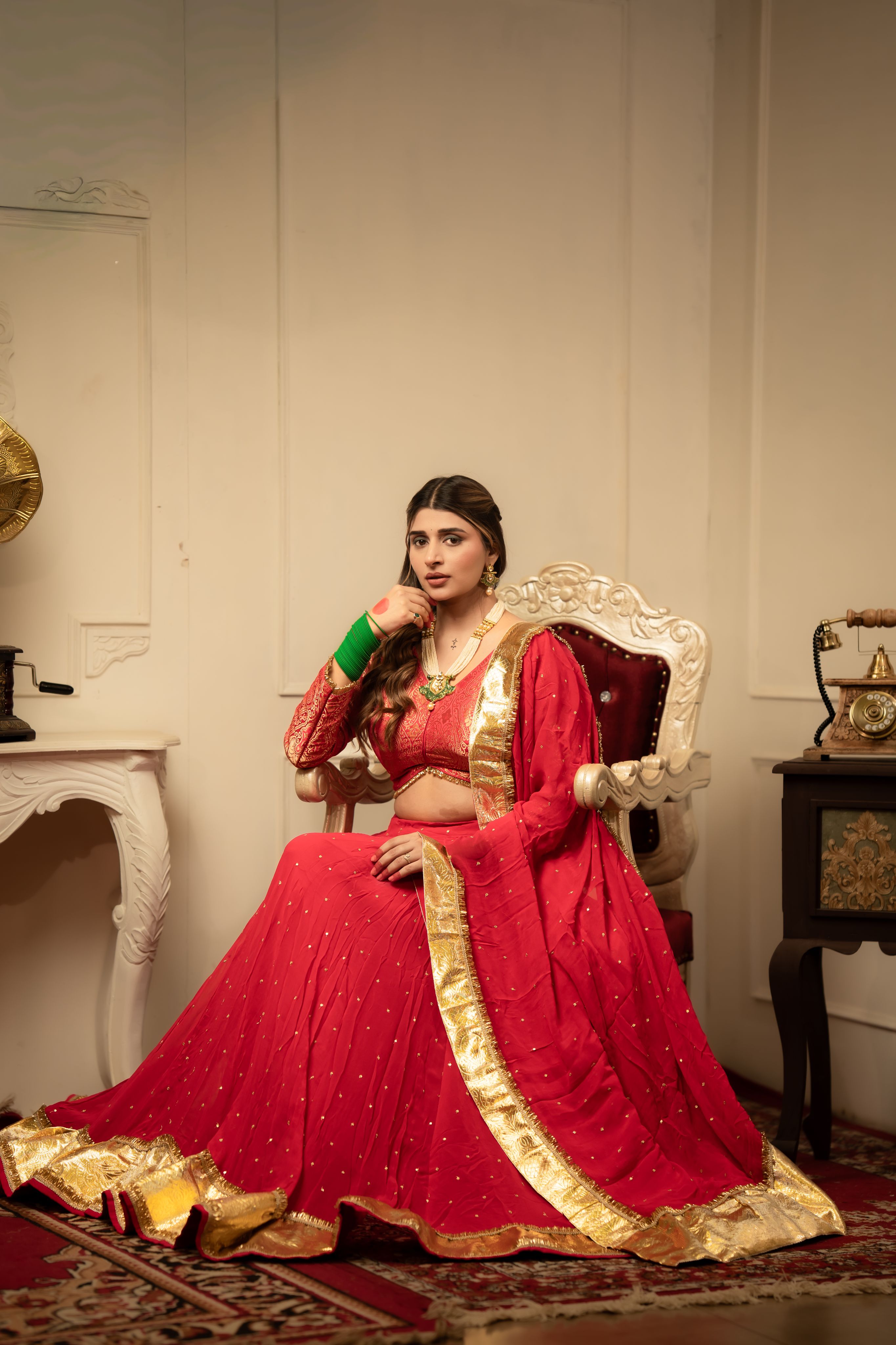Crimson Royal Lehenga