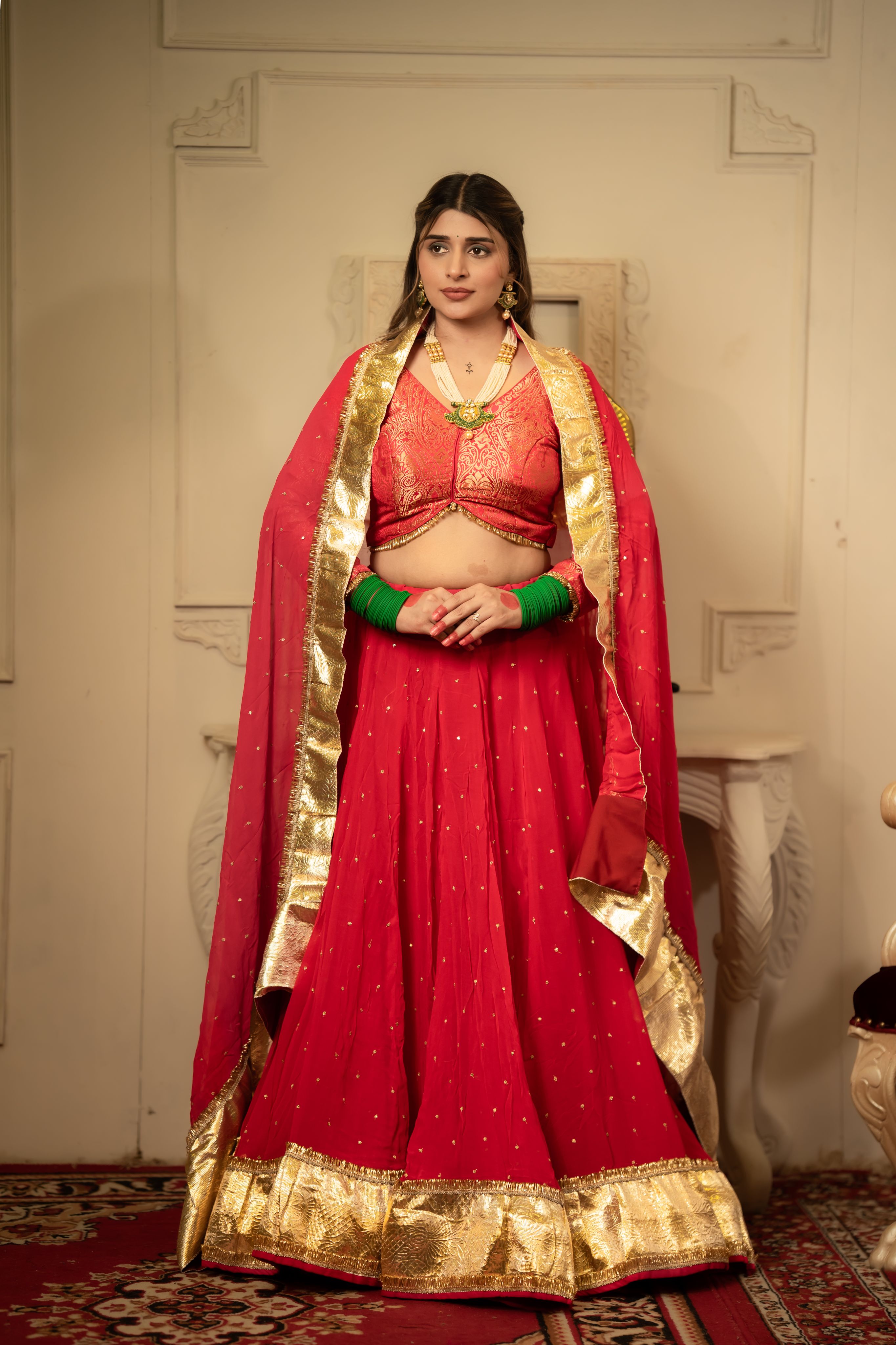 Crimson Royal Lehenga