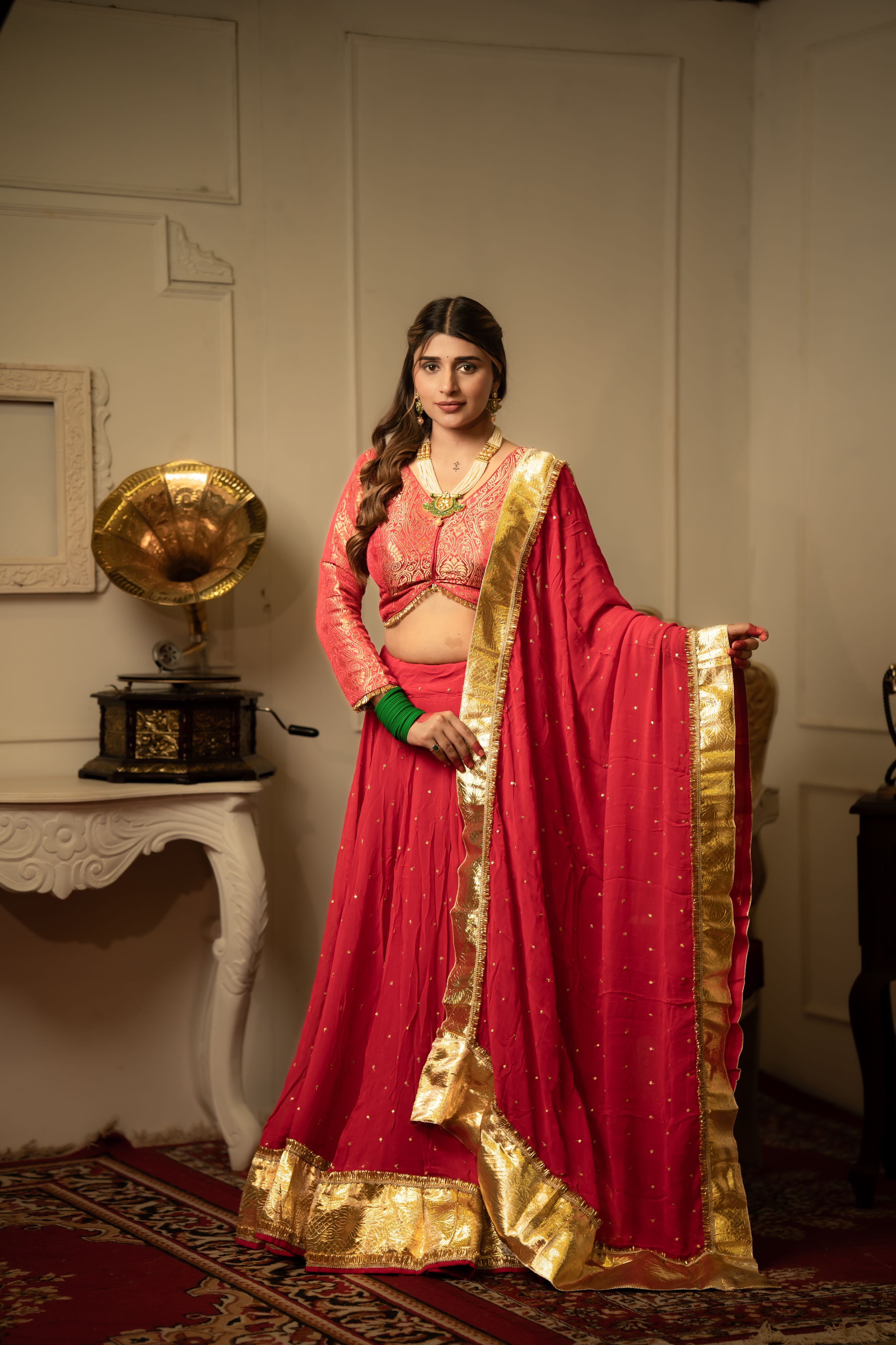 Crimson Royal Lehenga