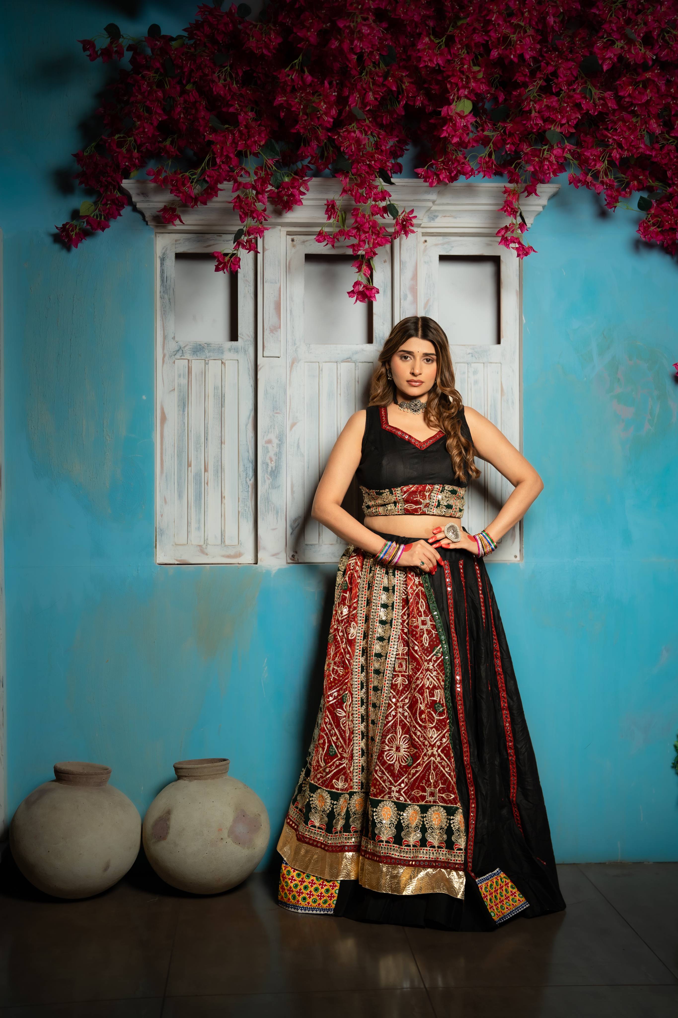 Midnight Heritage Lehenga