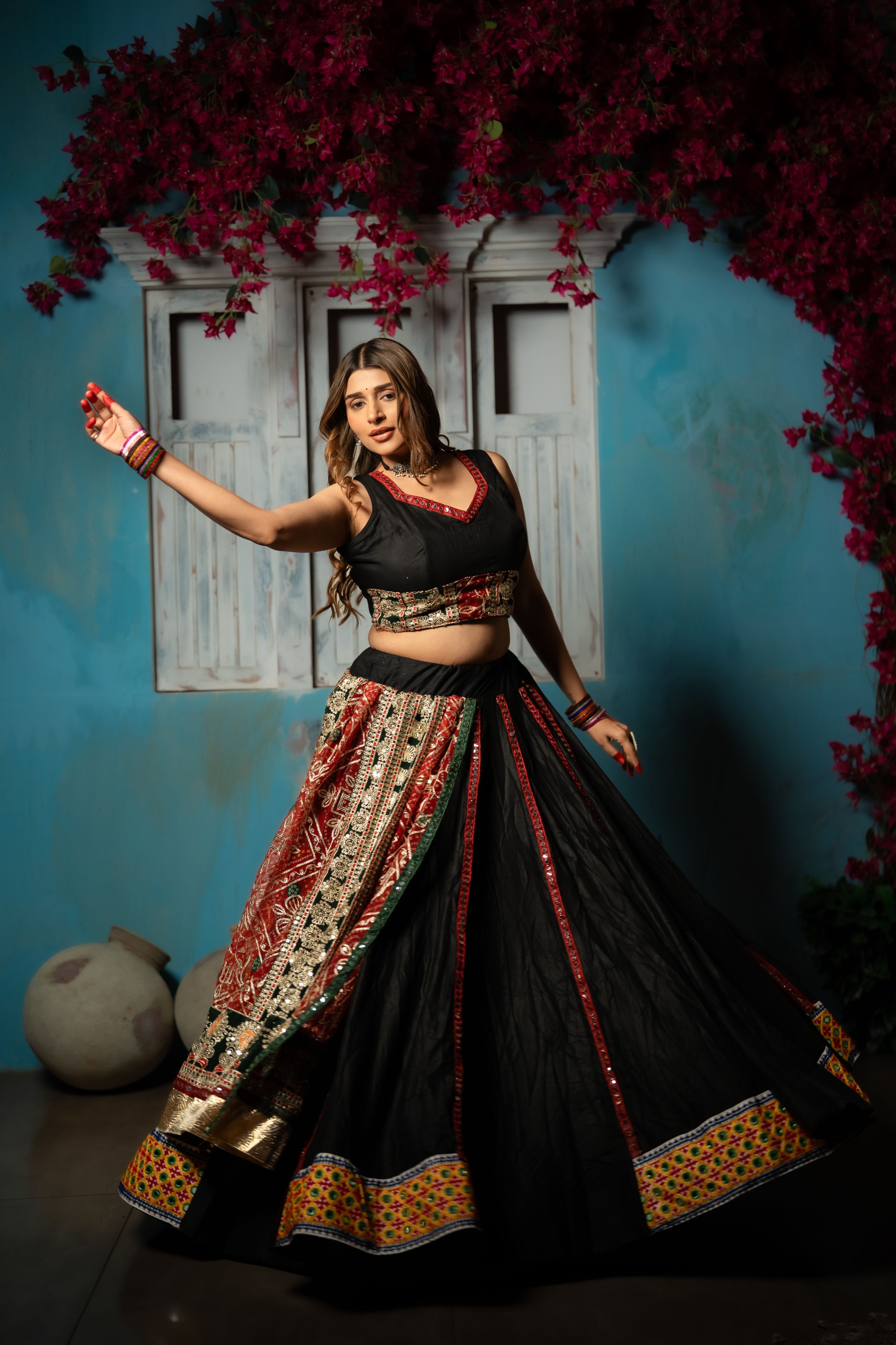 Midnight Heritage Lehenga