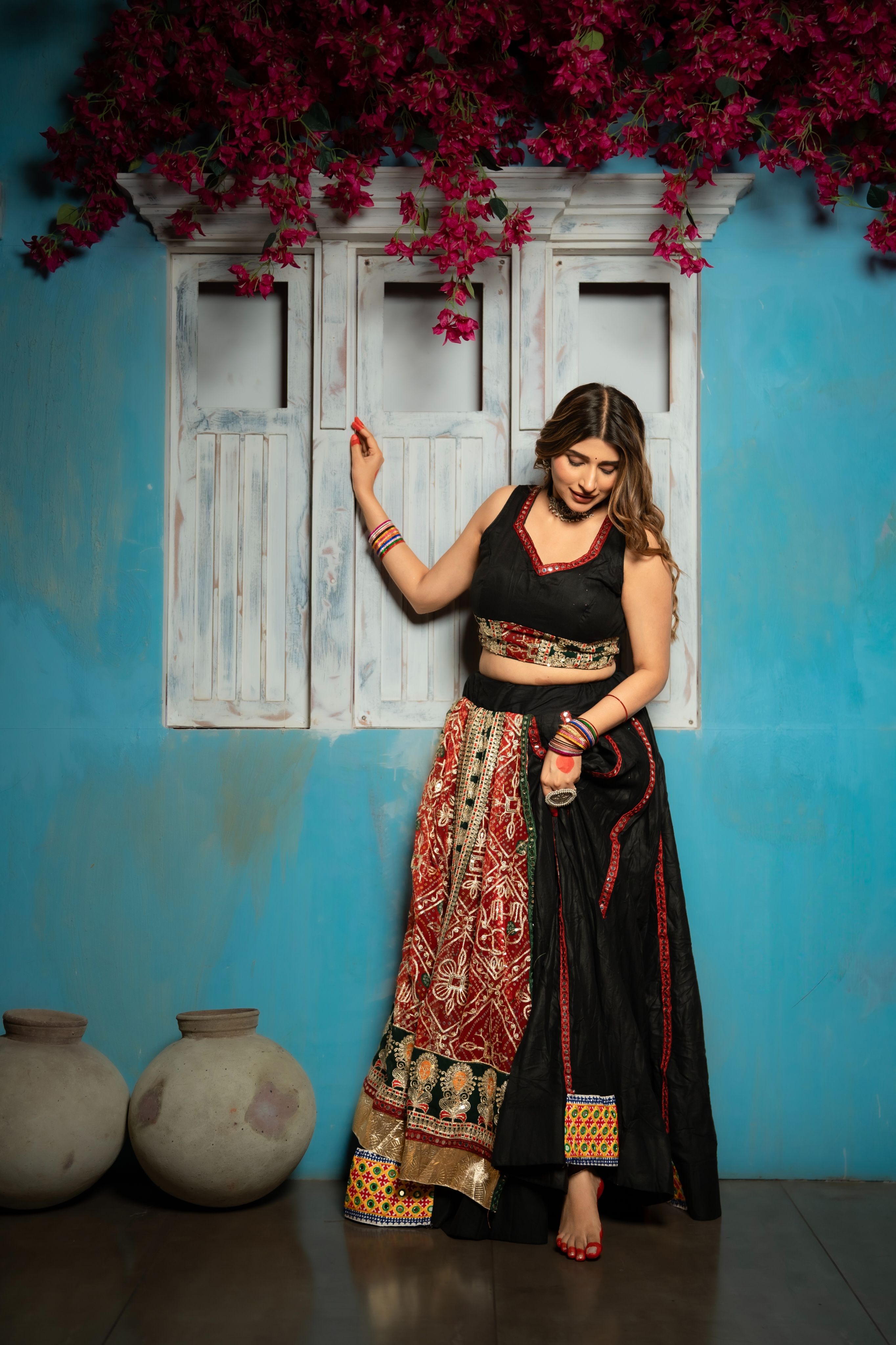 Midnight Heritage Lehenga