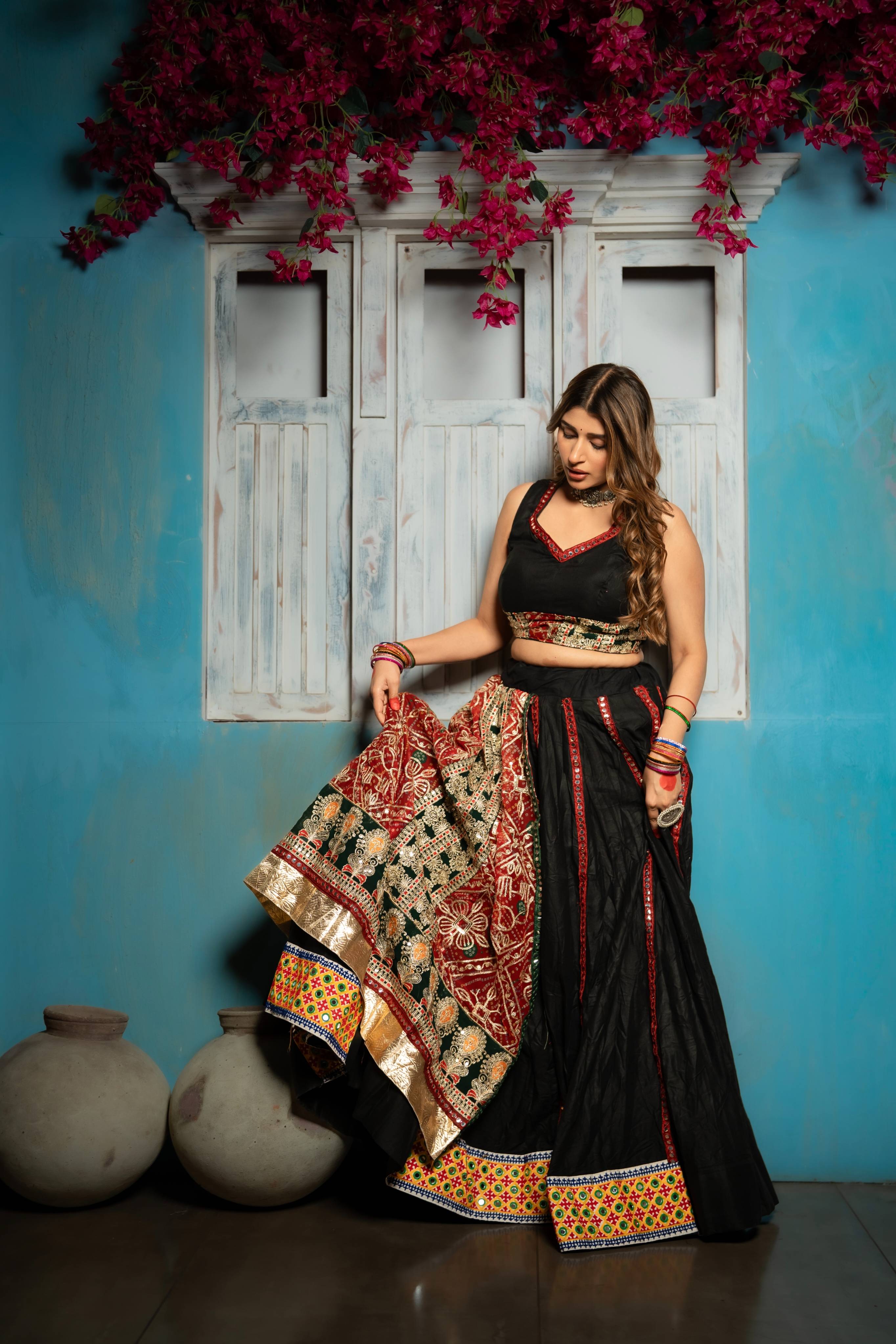 Midnight Heritage Lehenga
